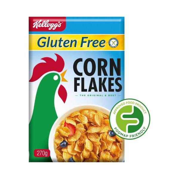 Kellogg's Gluten Free Corn Flakes Breakfast Cereal | 270g