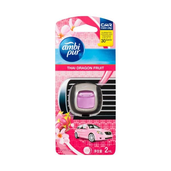 Ambi Pur Mini Clip Thai Dragon Fruit Car Air Freshener | 2mL