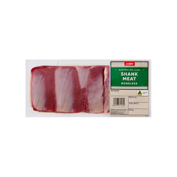 Coles Lamb Boneless Shank Meat | approx. 700g