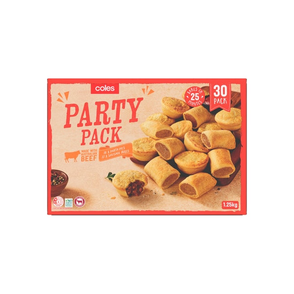 Coles Party 30 Pack | 1.25kg