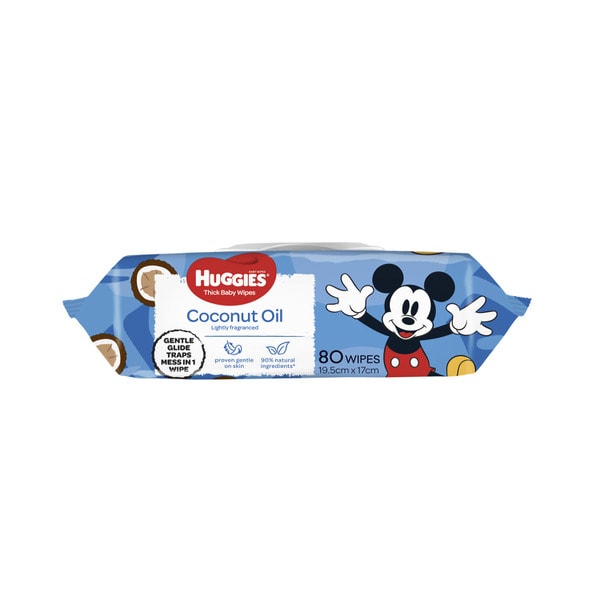 Huggies Thick Baby Wipes Coconut Oil | 1 pack