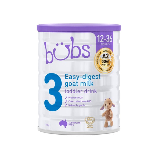 Bubs Goat Milk Toddler Drink Stage 3 | 800g