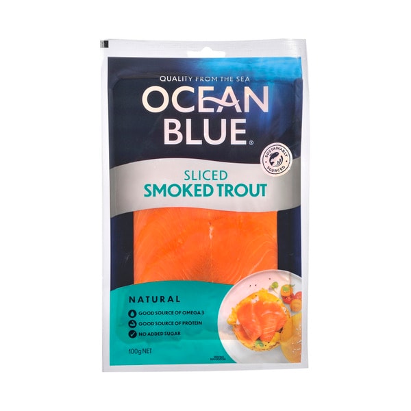 Ocean Blue Sliced Smoked Ocean Trout | 100g