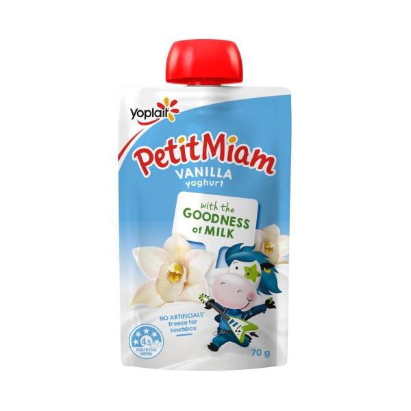 Yoplait Petit Miam Vanilla Yoghurt Pouch | 70g