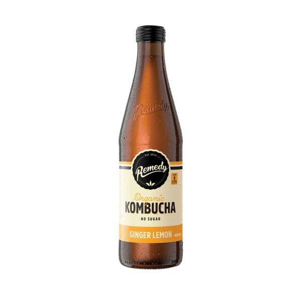 Remedy Kombucha Ginger & Lemon | 330mL