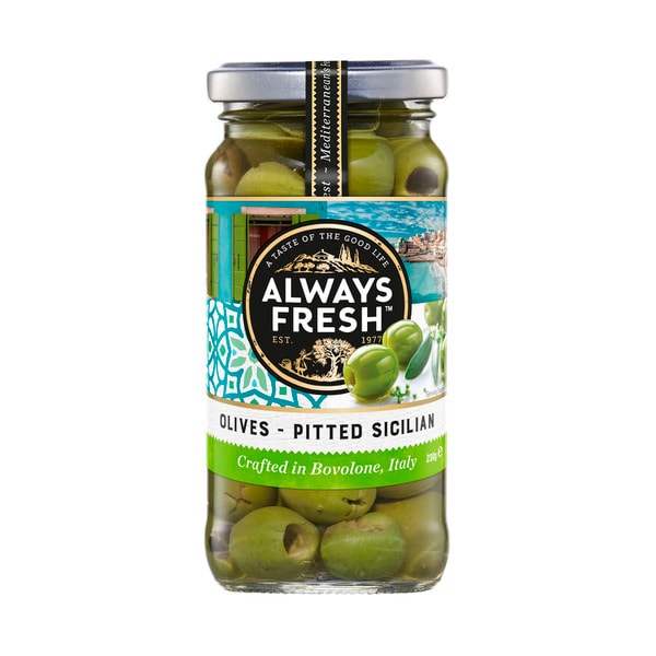 Always Fresh Sicilian Olives Pitted  | 230g