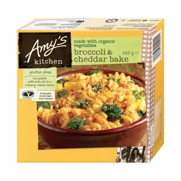 Amy's Kitchen Frozen Gluten Free Broccoli & Cheddar Bake | 270g