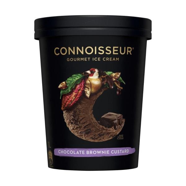 Connoisseur Ice Cream Chocolate Brownie Custard | 1L