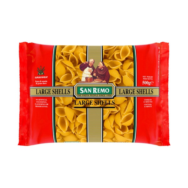 San Remo Large Pasta Shells No 29 | 500g