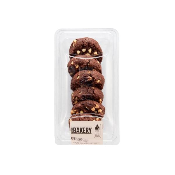 Coles Bakery Ultimate White Chocolate Chip Cookie | 6 pack