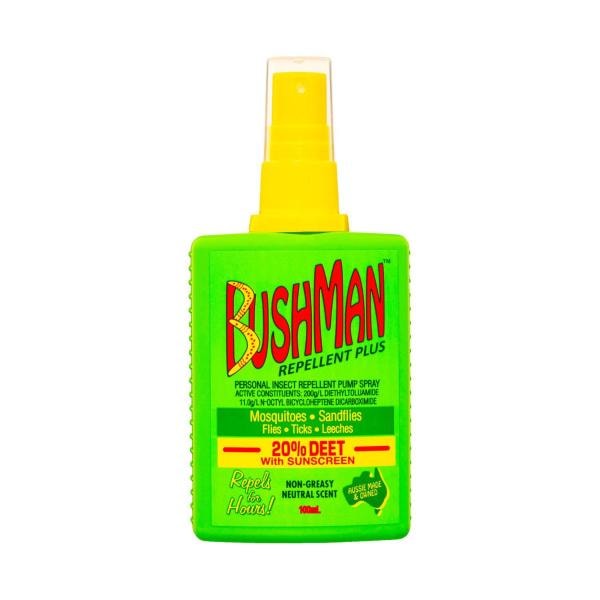 Bushman Plus 20% Deet With Sunscreen Pump | 100mL