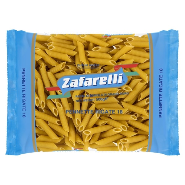 Zafarelli Penne Rigati Pasta No 18 | 500g