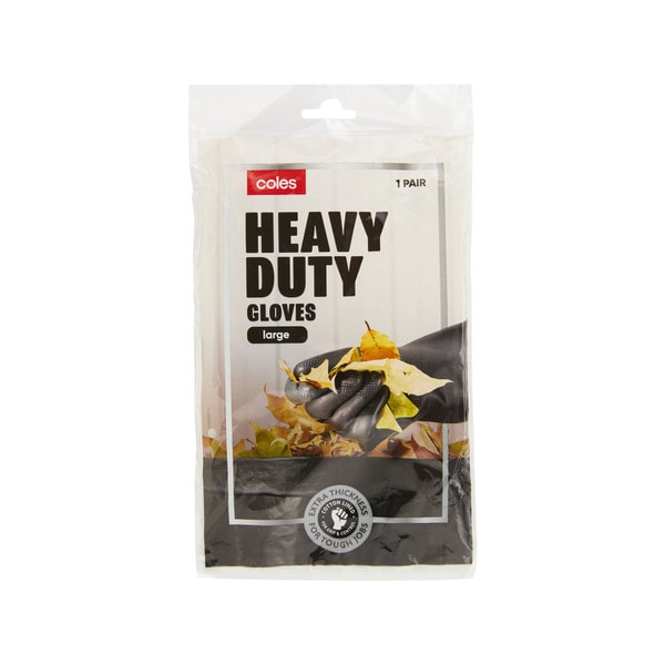 Coles Heavy Duty Large Gloves | 1 Pack