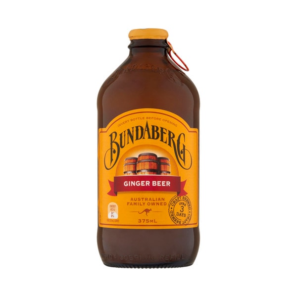 Bundaberg Brewed Drink Ginger Beer Bottle | 375mL