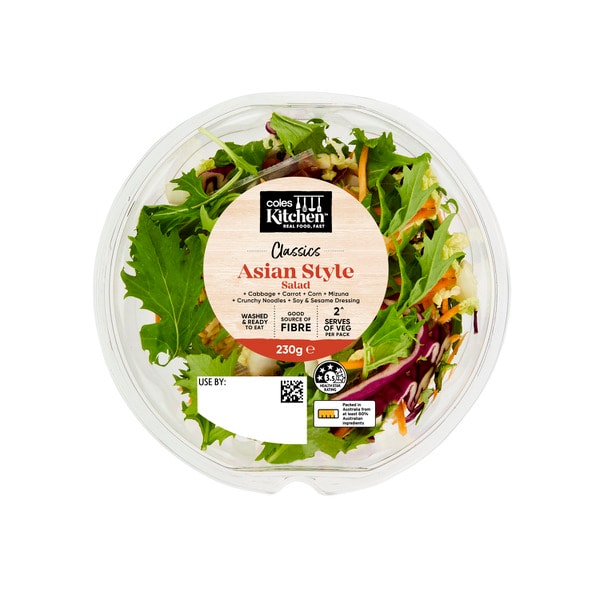 Coles Kitchen Asian Style Salad Bowl | 230g