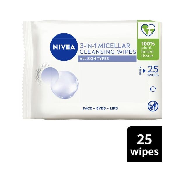 Nivea Micellair Cleansing Wipes | 25 pack