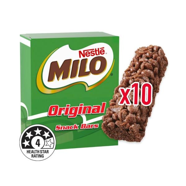 Nestle Milo Original Snack Bars 10 Pack | 210g