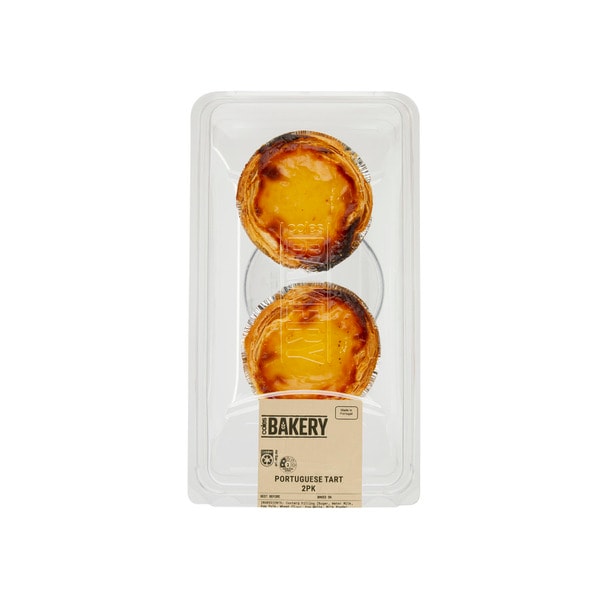 Coles Bakery Portuguese Tart | 2 pack