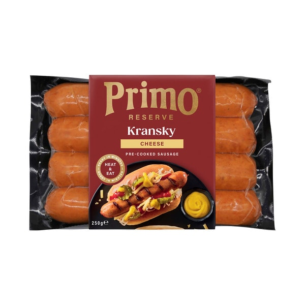 Primo Gluten Free Cheese Kransky | 250g