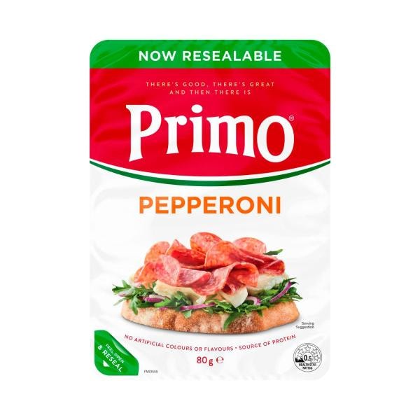 Primo Pepperoni Hot Salami | 80g