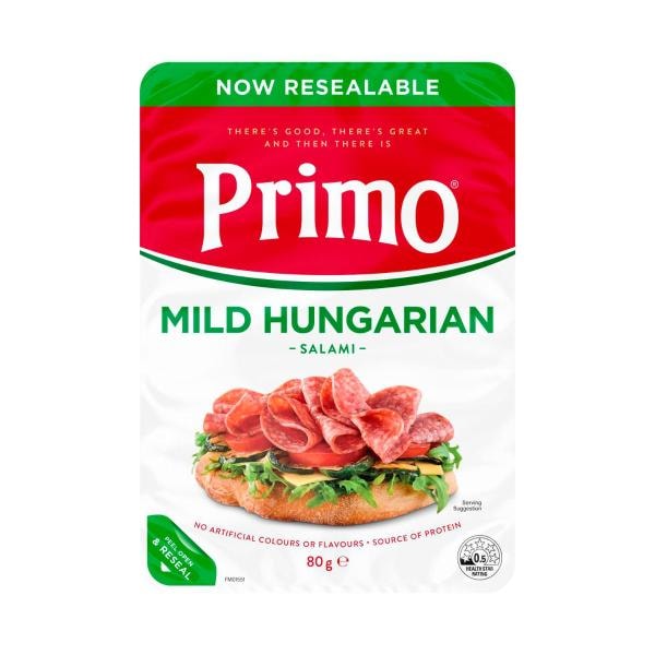 Primo Mild Hungarian Salami | 80g