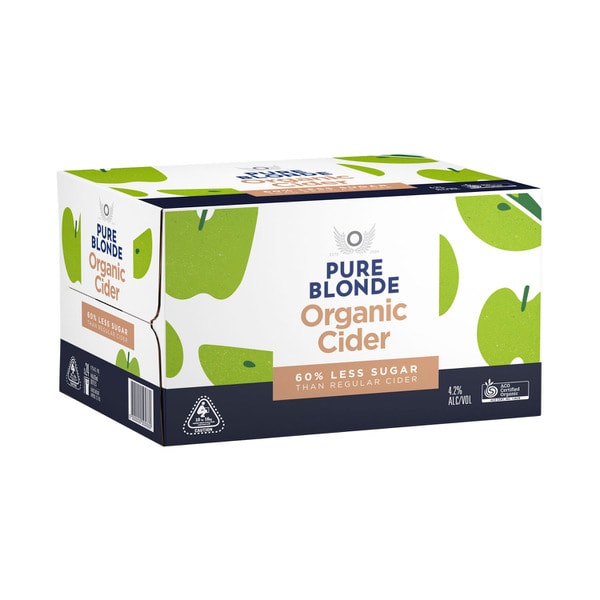 Pure Blonde Crisp Apple Cider Bottle 355mL | 24 Pack