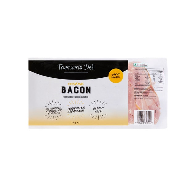Thomson's Deli Cooking Bacon | 1kg