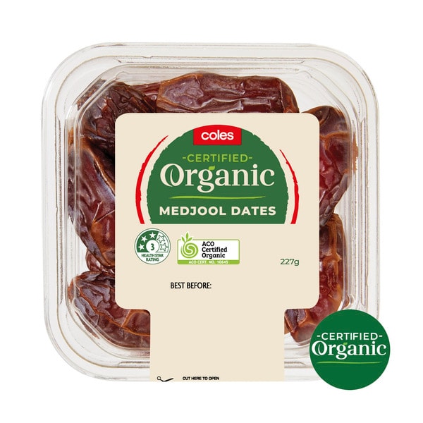 Coles Organic Medjool Dates | 227g
