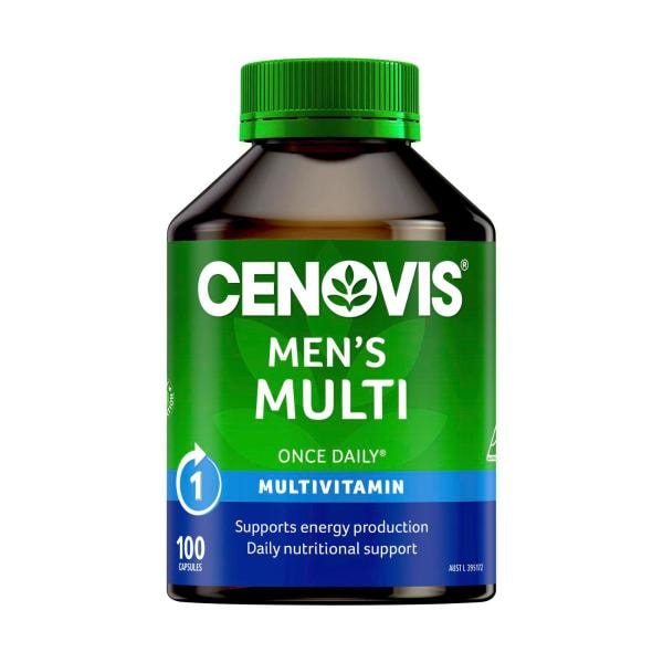 Cenovis Men's Multivitamin Capsules Multi For Energy | 100 pack