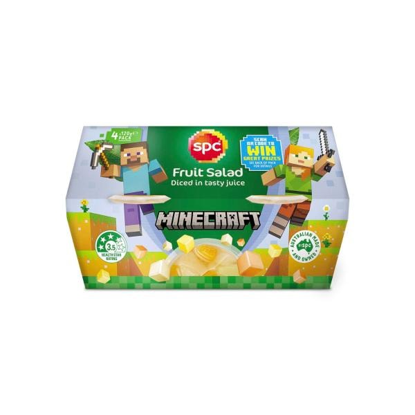 SPC Aussie Made Diced Fruit Salad in Juice 120g | 4 pack