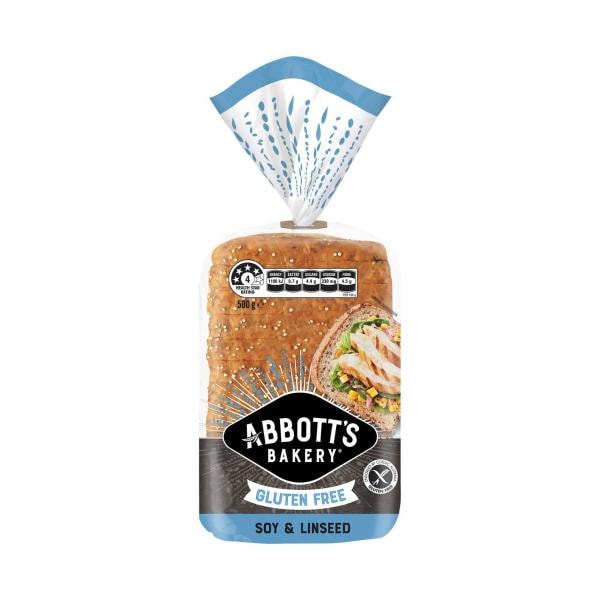 Abbott's Bakery Gluten Free Soy And Linseed Bread | 500g