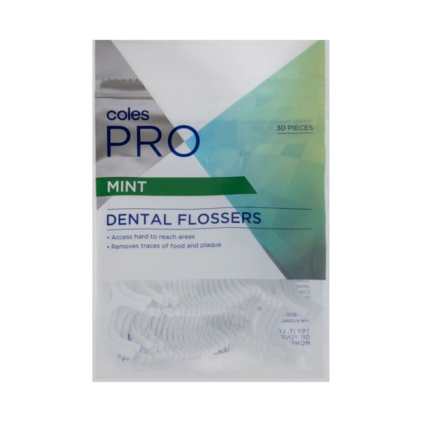 Coles Dental Flossers | 30 pack