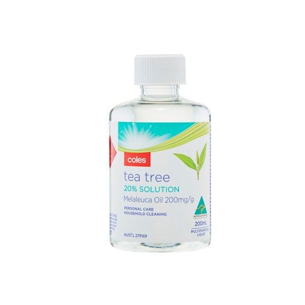 Coles Tea Tree Oil 20% Solution | 200mL