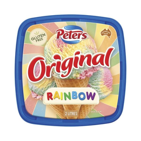 Peters Original Rainbow Ice Cream | 2L