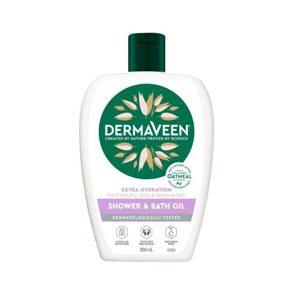 DermaVeen Shower & Bath Oil | 500mL