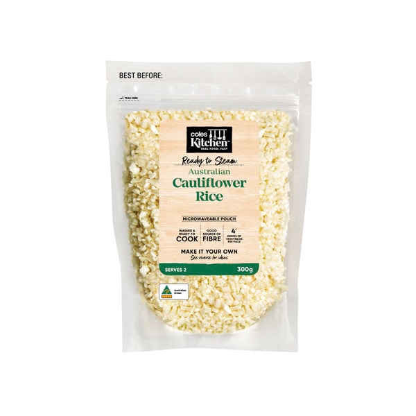 Coles Kitchen Cauliflower Rice | 300g