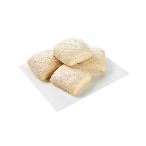 Coles Bakery High Fibre Low Gi Soft Round Rolls | 4 pack