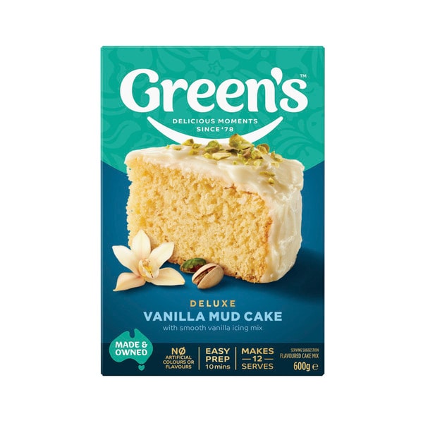 Green's Vanilla Mud Cake | 600g