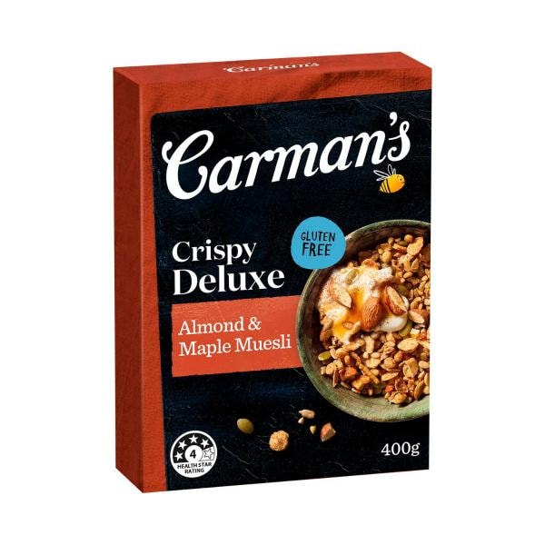 Carman's Deluxe Gluten Free Almond & Maple Muesli | 400g
