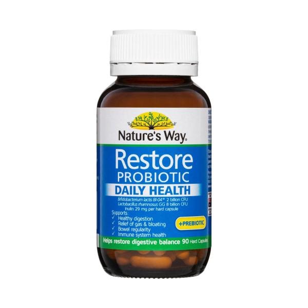 Nature's Way Restore Probiotic Capsules | 90 pack