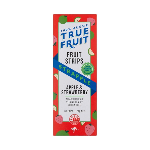 True Fruit Strips Apple & Strawberry | 120g