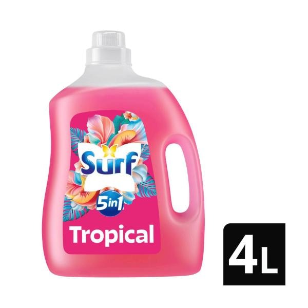 Surf Laundry Liquid Detergent Tropical 80 Washes | 4L