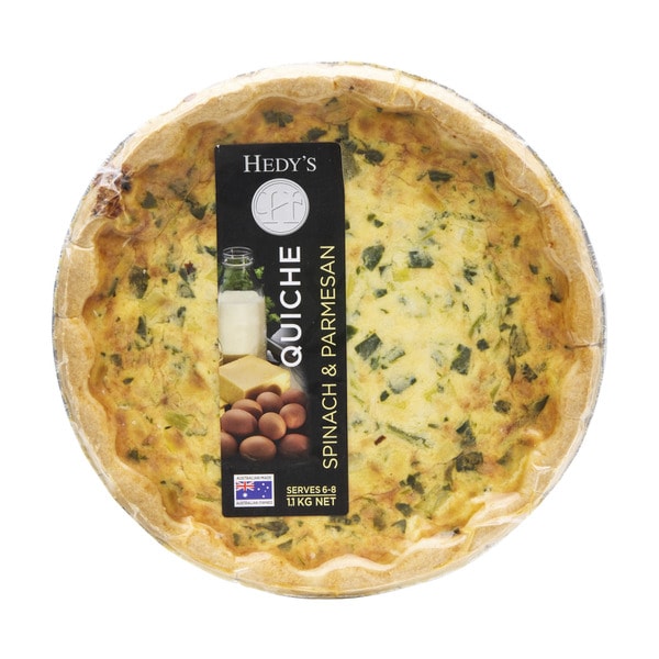 Hedys Quiche Spinach Parmesan | 1.1kg