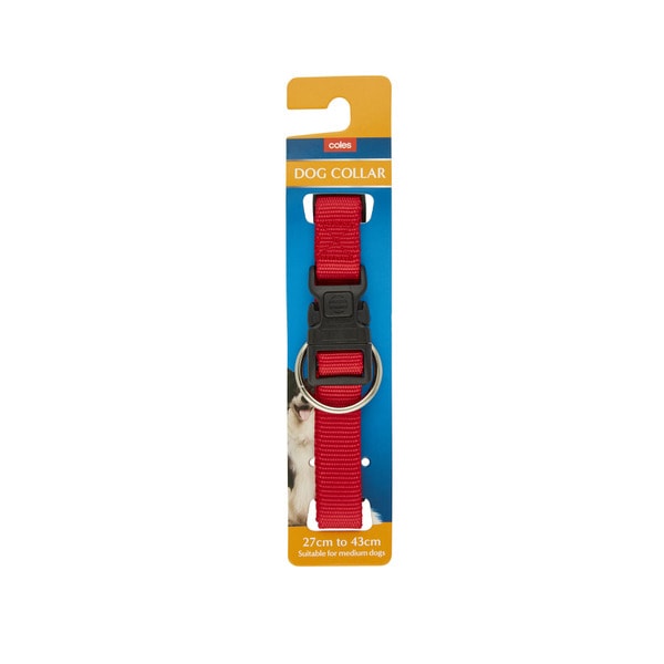 Coles Adjustable Dog Collar Medium | 1 pack
