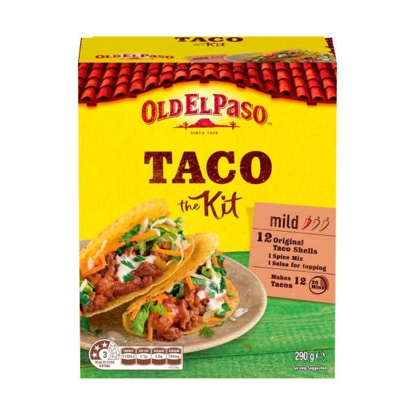 Old El Paso Taco Kit Mexican Style | 290g