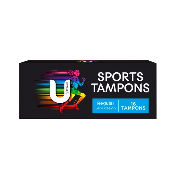 U by Kotex Sport Tampons Regular | 16 pack