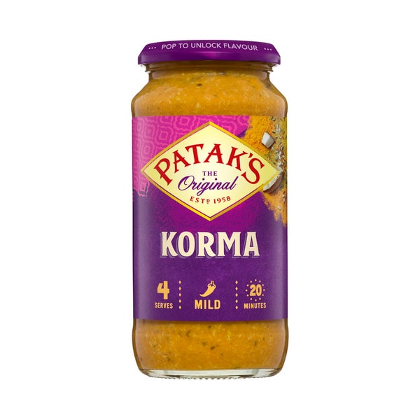 Patak's Korma Simmer Sauce Mild | 450g
