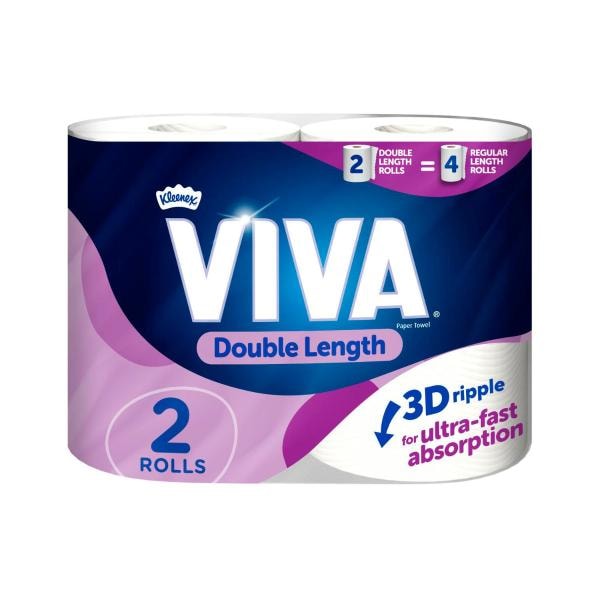 Viva Double Length Paper Towels | 2 pack