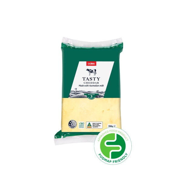 Coles Dairy Tasty Cheese Block | 500g