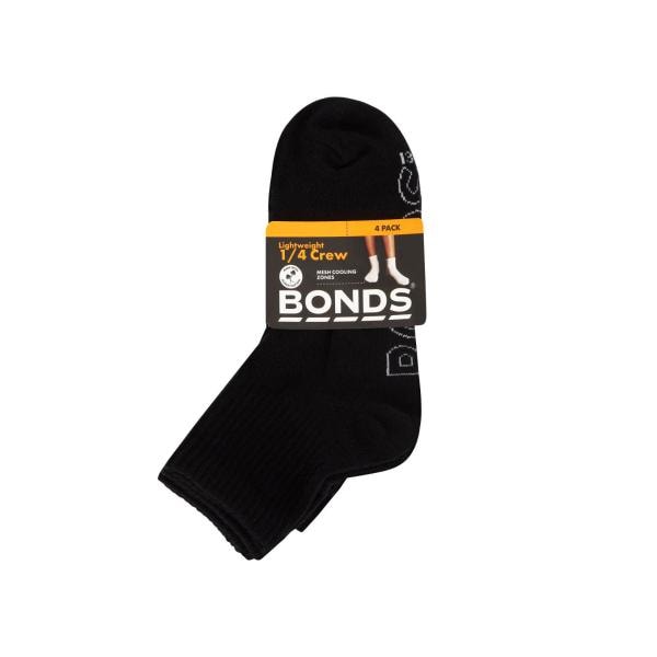 Bonds Kids Logo Light 1/4 Crew RYPM4G Size 13-3 | 4 pack
